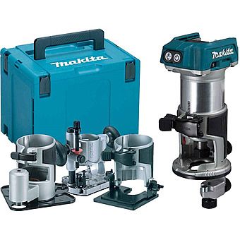 Makita DRT50ZJX3 Cordless 1/4-3/8" 18V Router/Trimmer With 4 Bases Body Only