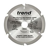 Trend 190mm 6T Fibreboard PCD Saw Blade PCD/FSB/1906