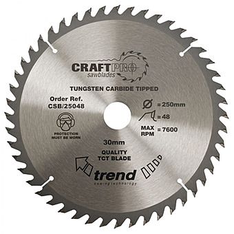 Trend CSB/25048 250mm x 30mm 48T Circular Saw Blade