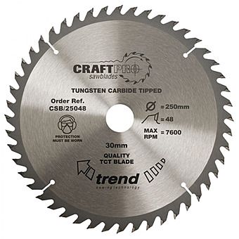 Trend CSB/25048 250mm 48T TCT Circular Saw Blade