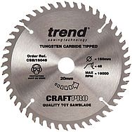 Trend CSB/16048 160mm 48T Circular Saw Blade