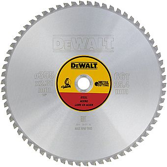 Dewalt DT1926 355mm x 25.4mm 66T Metal Circular Chopsaw Saw Blade