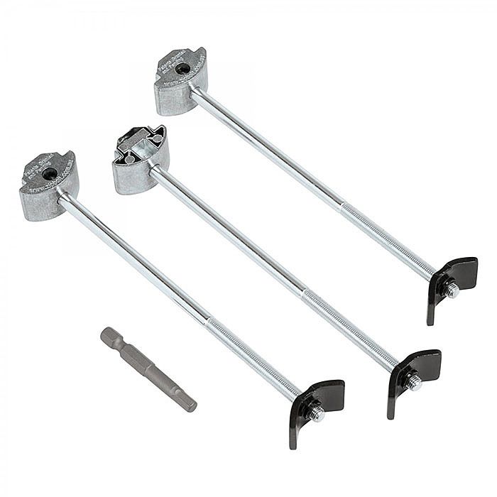 Trend ZIP/170/3 Zipbolt 3 Pack 170mm Worktop Connector Bolt Ray