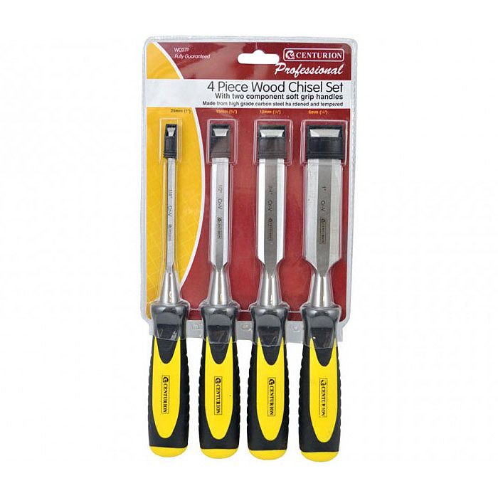 4 Piece Wood Chisel Set (Trade) Ray Grahams DIY Store