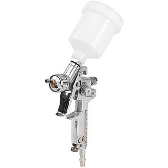 Silverline Gravity Feed HVLP Air Spray Gun 100ml