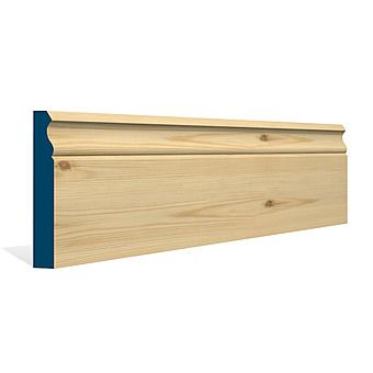 Picture of Ogee Moulded Redwood Skirting Architrave Board 19mm Depth