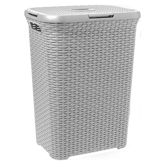 Curver Rattan 60 Litre Laundry Hamper Ray Grahams DIY Store