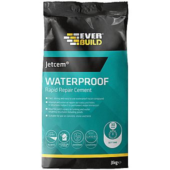 EverBuild Jetcem Waterproofing Rapid Setting Cement 3KG