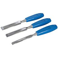 Silverline 549666 Wood Chisel Set of 3