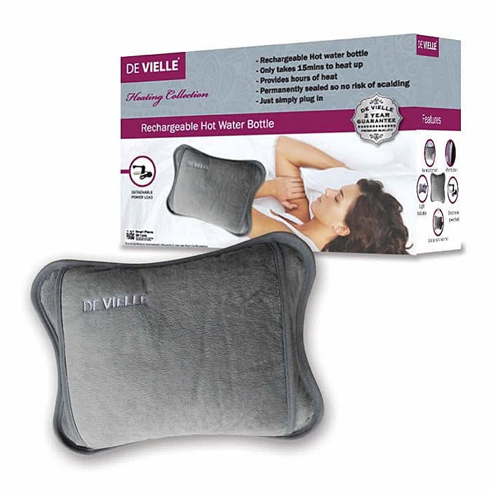 De Vielle Electric Hot Water Bottle - Ray Grahams DIY Store