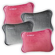 De Vielle Family Pack Of 4 Electric Hot Water Bottles