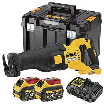 DeWalt DCS389T2 54V FlexVolt High Power Reciprocating Saw 2 x 6.0Ah Batteries