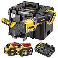 DeWalt DCG418T2 54V FlexVolt High Power 125mm Angle Grinder 2 x 6.0Ah Batteries