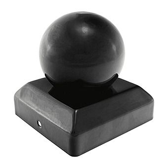 Picture of TIMco Black Ball Fence Post Cap