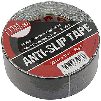 TIMco Anti-Slip Black Safety Tape 10m x 50mm
