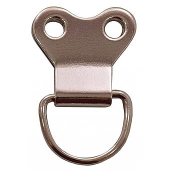 Centurion PF34P Large Nickel Plated Picture 'D' Rings 35mm 2 Pack