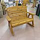 Hetton Wooden Rocking Bench