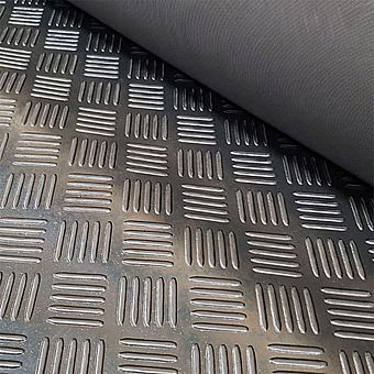 Checkered 5mm Rubber Matting 1m x 1m