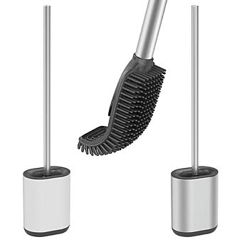 Picture of Keto Long Handle Stainless Steel Rubber Toilet Brush