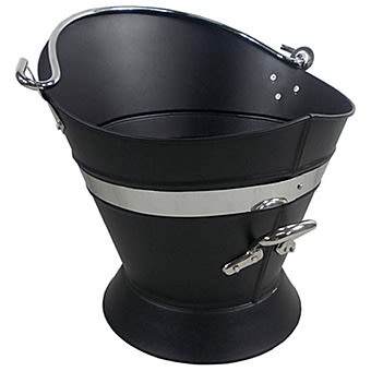 Castle Living Silver Band Waterloo Coal Bucket