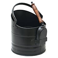 Castle Living Coal Bucket & Shovel - Black