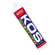 Everbuild KOS Black Fire Cement 310 ml Tube 