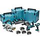Makita DLX3049PTJ 36V (18V x2) 190mm Circular Saw, SDS Drill &amp; Impact Driver Kit 4 x 5.0Ah Batteries