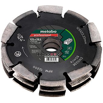 Metabo DIA-CD3 Triple Diamond Blade For MFE 40 Wall Chaser 125mm x 22.23mm