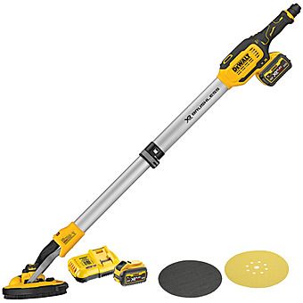 Picture of DeWalt DCE800T2 18V XR 225mm 9" Drywall Sander & 2x 6.0Ah Batteries DCE800