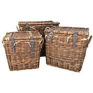 Manor Rattan Washington Log Basket