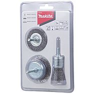 Makita D-66070 3 Piece Wire Brush Set