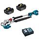 Makita DUN500WRTE 18V Long Reach Pole 50cm Hedge Trimmer 2 x 5.0Ah Batteries