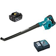 Makita DUB186RT Long Nozzle 18V Cordless Blower 1 x 5.0Ah Battery