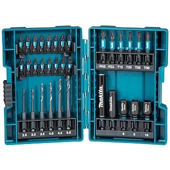 Makita B-66896 33 Piece Black Impact Bit Accessory Set