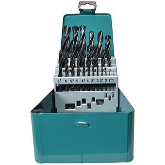 Makita D-54097 25 Piece HSS Metal Drill Bit Set