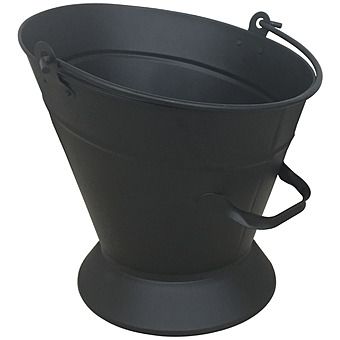 Castle Living Black Waterloo Coal Bucket