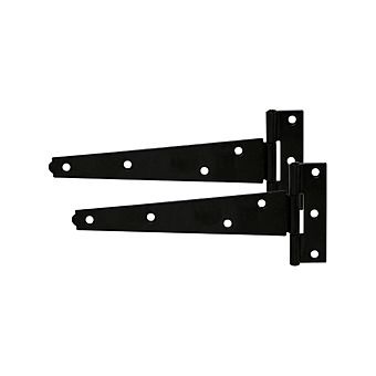 Picture of TIMco Pair of Light Tee Hinges - Black