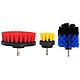 Streetwize 3 Piece Drill Scrub Brush Head Set