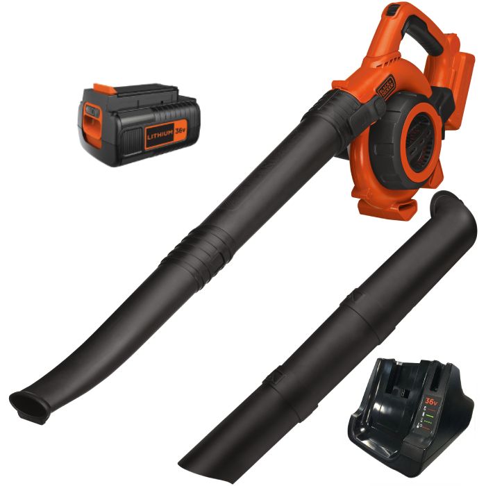 Black & Decker Cordless Blower Vacuum 36 Volt GWC3600L & 2.0Ah Battery