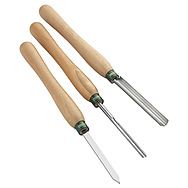 Record Power 3 Piece HSS Spindle Wood Turning Chisel Set 103710