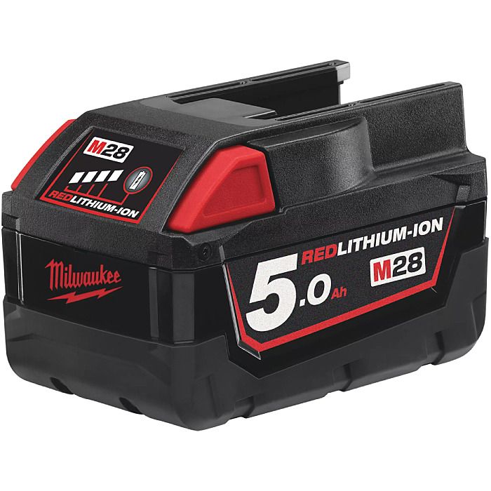 Milwaukee M28 B5 Liion Battery 5.0 Amphour 28 Volt Ray Grahams