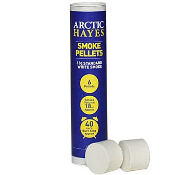 Arctic Hayes 6 Pack Smoke Pellets 13g White