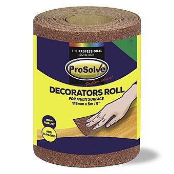 Picture of ProSolve Sandpaper 115mm x 5m Rolls 40-120G