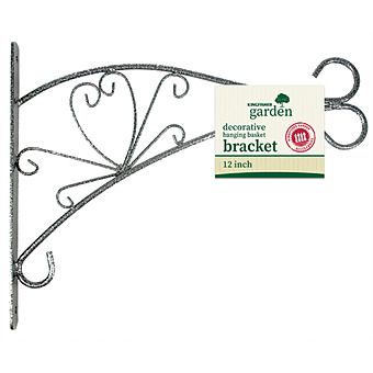 Kingfisher Decorative 12" Hanging Basket Bracket