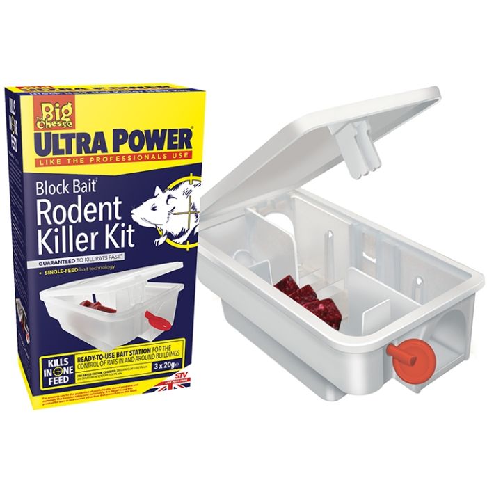 STV Big Cheese Ultra Power Block Bait Rat Killer Station STV566