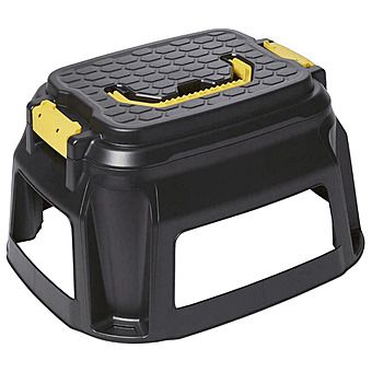 Step Stool With Tool Storage Caddy