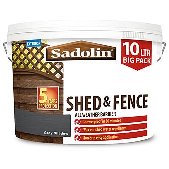 Picture of Sadolin 10L Shed & Fence All Weather Barrier Woodstain Treatment