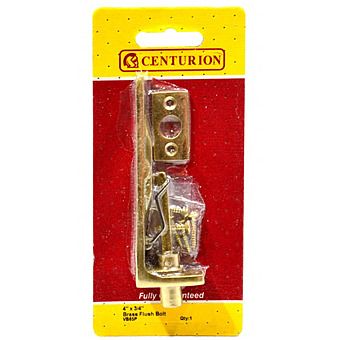 100mm x 19mm Brass Flush Bolt