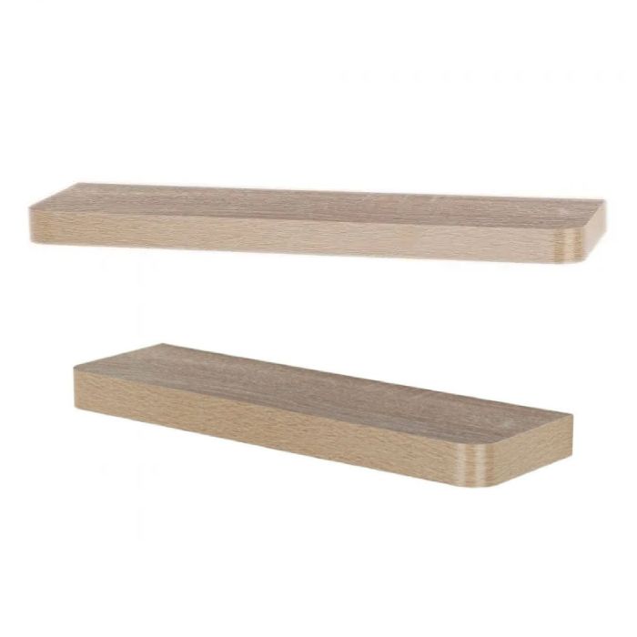 Trent Narrow Floating Shelf Kit Oak Ray Grahams DIY Store