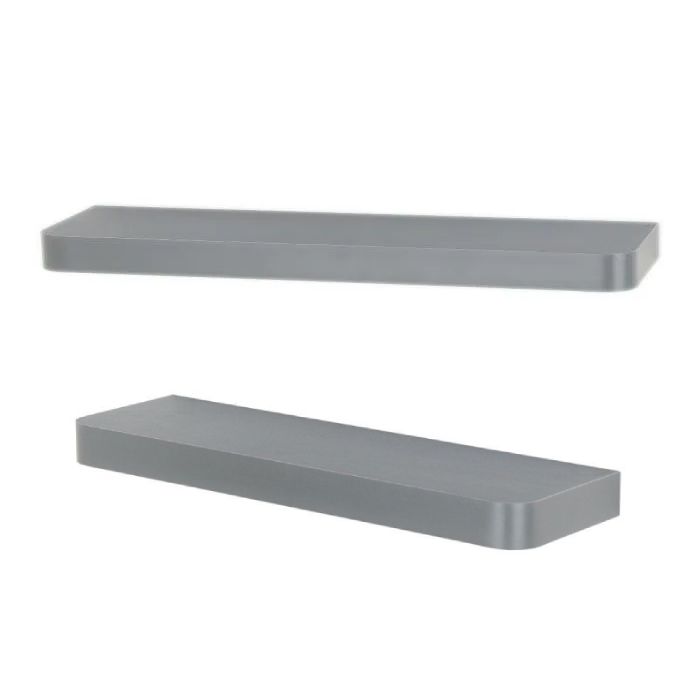 Trent Narrow Floating Shelf Matt Grey Ray Grahams DIY Store